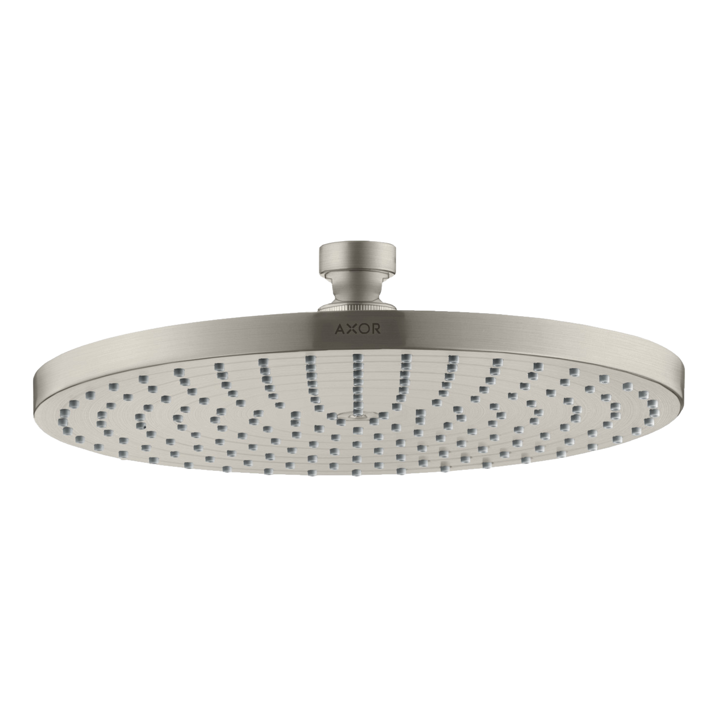 AXOR Starck Overhead Shower 240 1jet from Brandt in Stainless Steel Optic finish