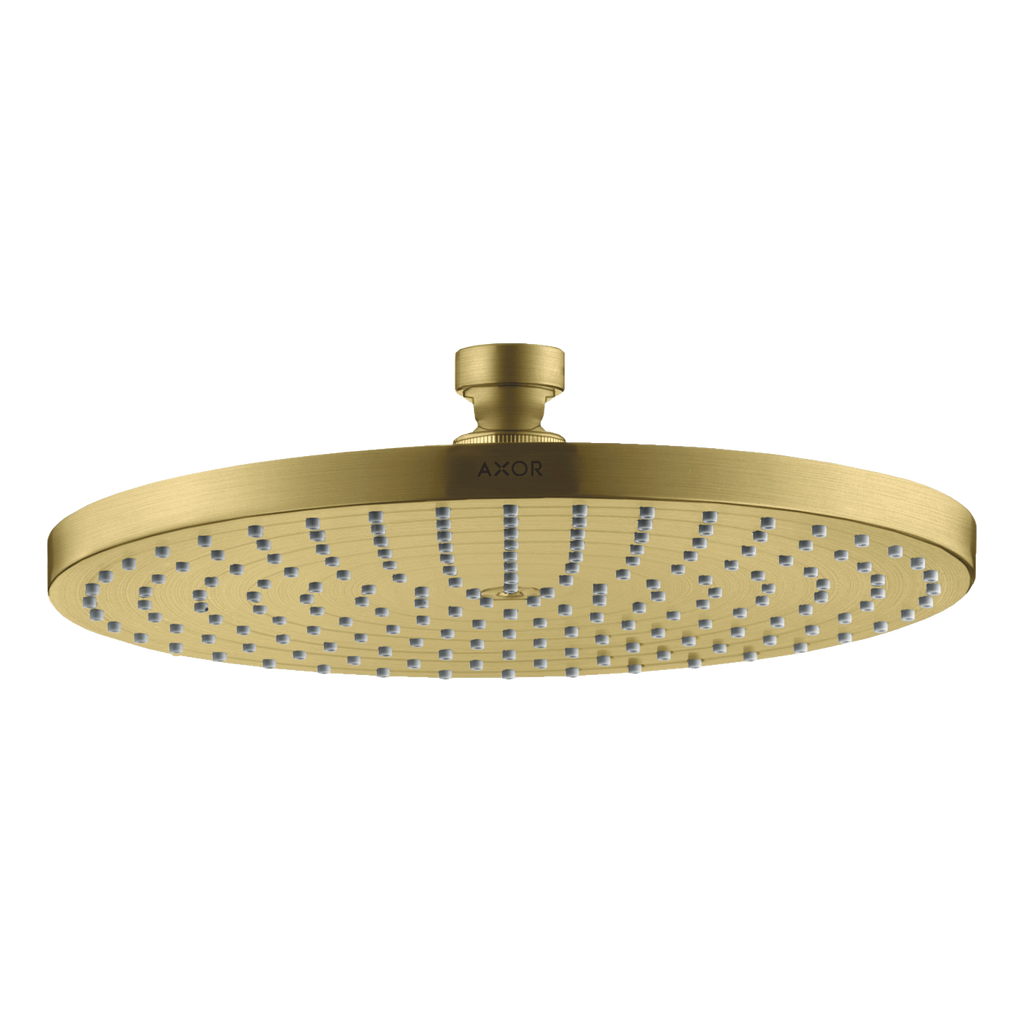 AXOR Starck Overhead Shower 240 1jet from Brandt in Brushed Brass finish