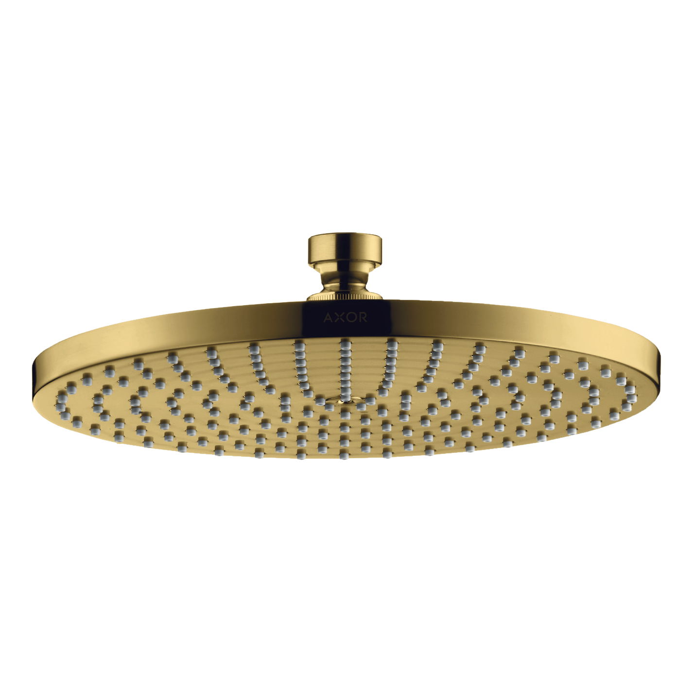 AXOR Starck Overhead Shower 240 1jet from Brandt in Polished Gold Optic finish