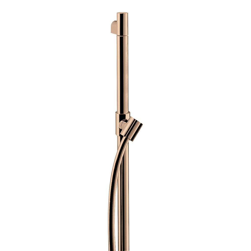 AXOR Starck Shower Bar 90 cm with 1,6 m Shower Hose from Brandt in Polished Red Gold finish