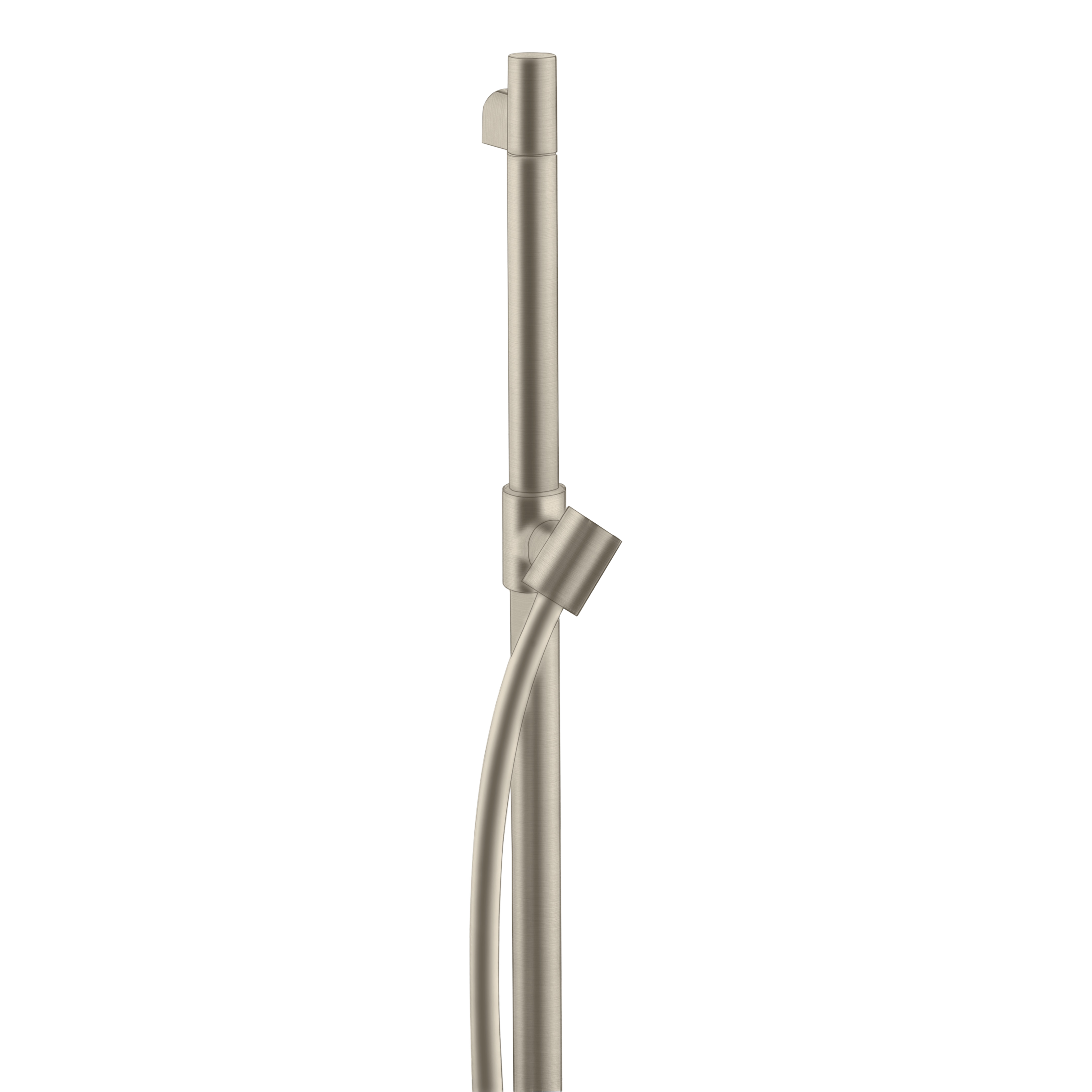 AXOR Starck Shower Bar 90 cm with 1,6 m Shower Hose from Brandt in Brushed Nickel finish