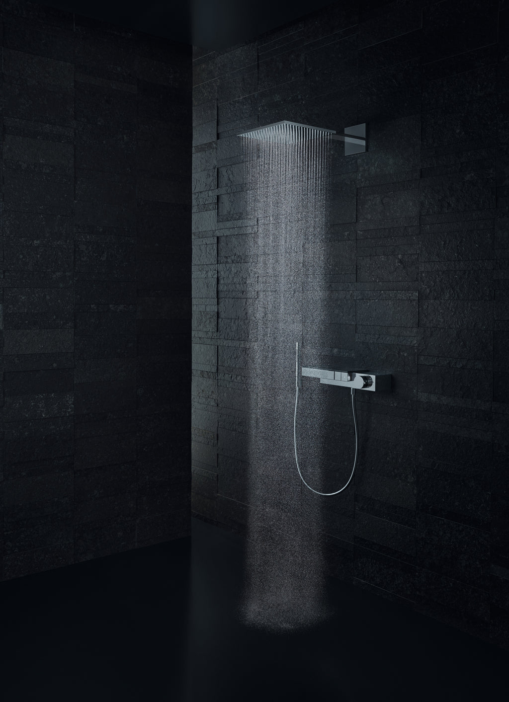 AXOR Starck Shower Holder from Brandt in Chrome finish