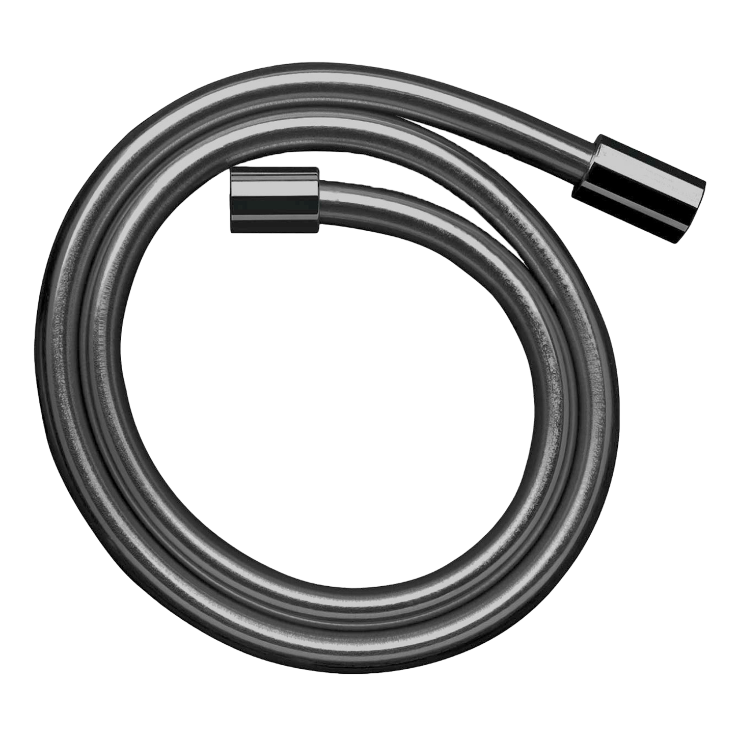 AXOR Starck Shower Hose with Metal Effect 1/2" 1,6 m from Brandt in Polished Black Chrome finish