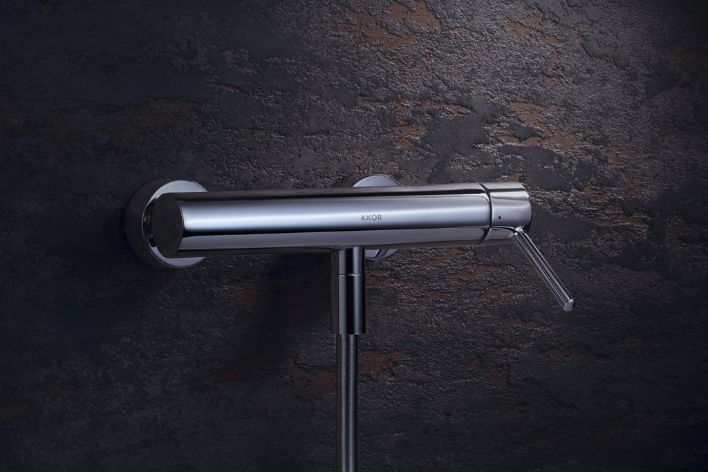 AXOR Starck Single Pin Handle Shower Mixer from Brandt in Chrome finish