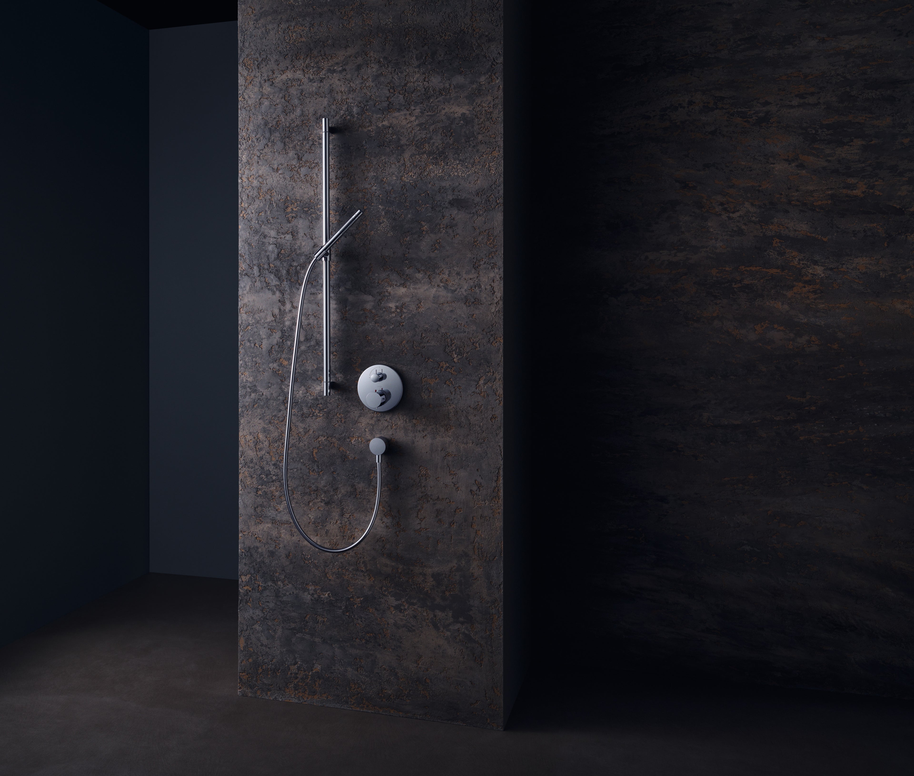 AXOR Starck Shower Set 90 cm with Baton Hand Shower 2jet from Brandt in Chrome finish