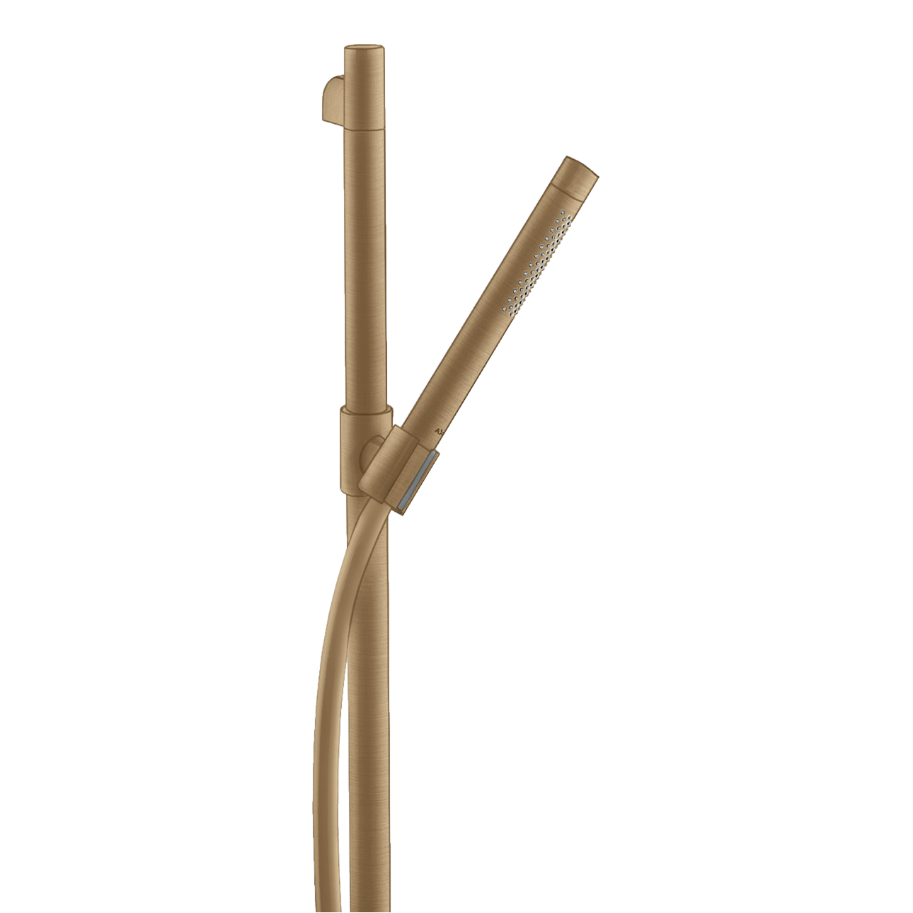 AXOR Starck Shower Set 90 cm with Baton Hand Shower 2jet from Brandt in Brushed Bronze finish