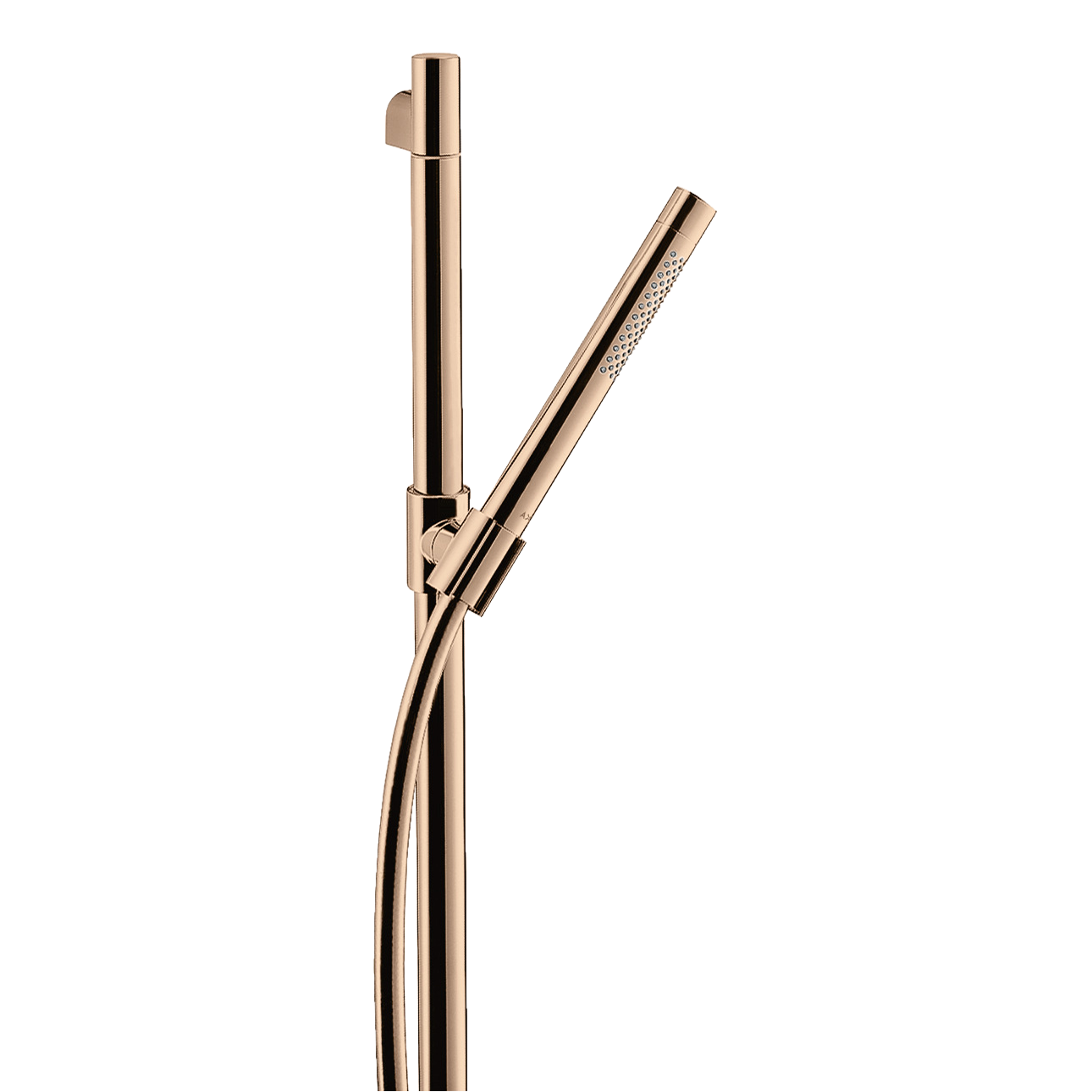 AXOR Starck Shower Set 90 cm with Baton Hand Shower 2jet from Brandt in Polished Red Gold finish