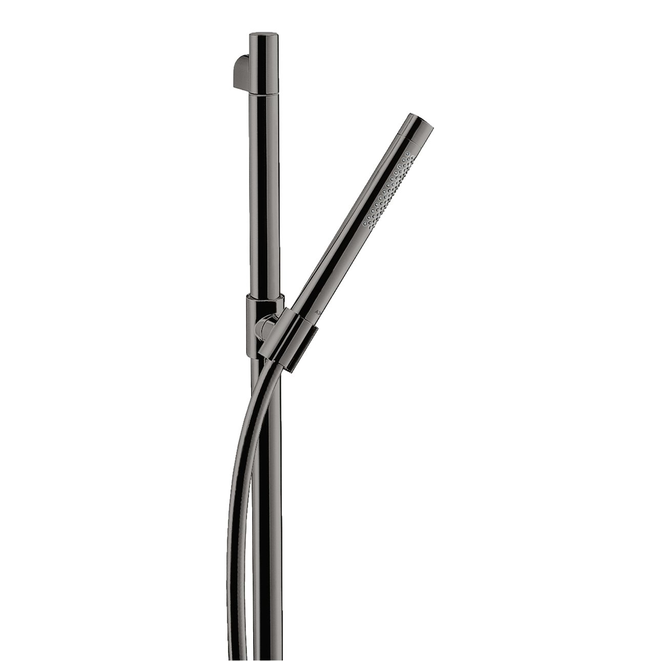 AXOR Starck Shower Set 90 cm with Baton Hand Shower 2jet from Brandt in Polished Black Chrome finish