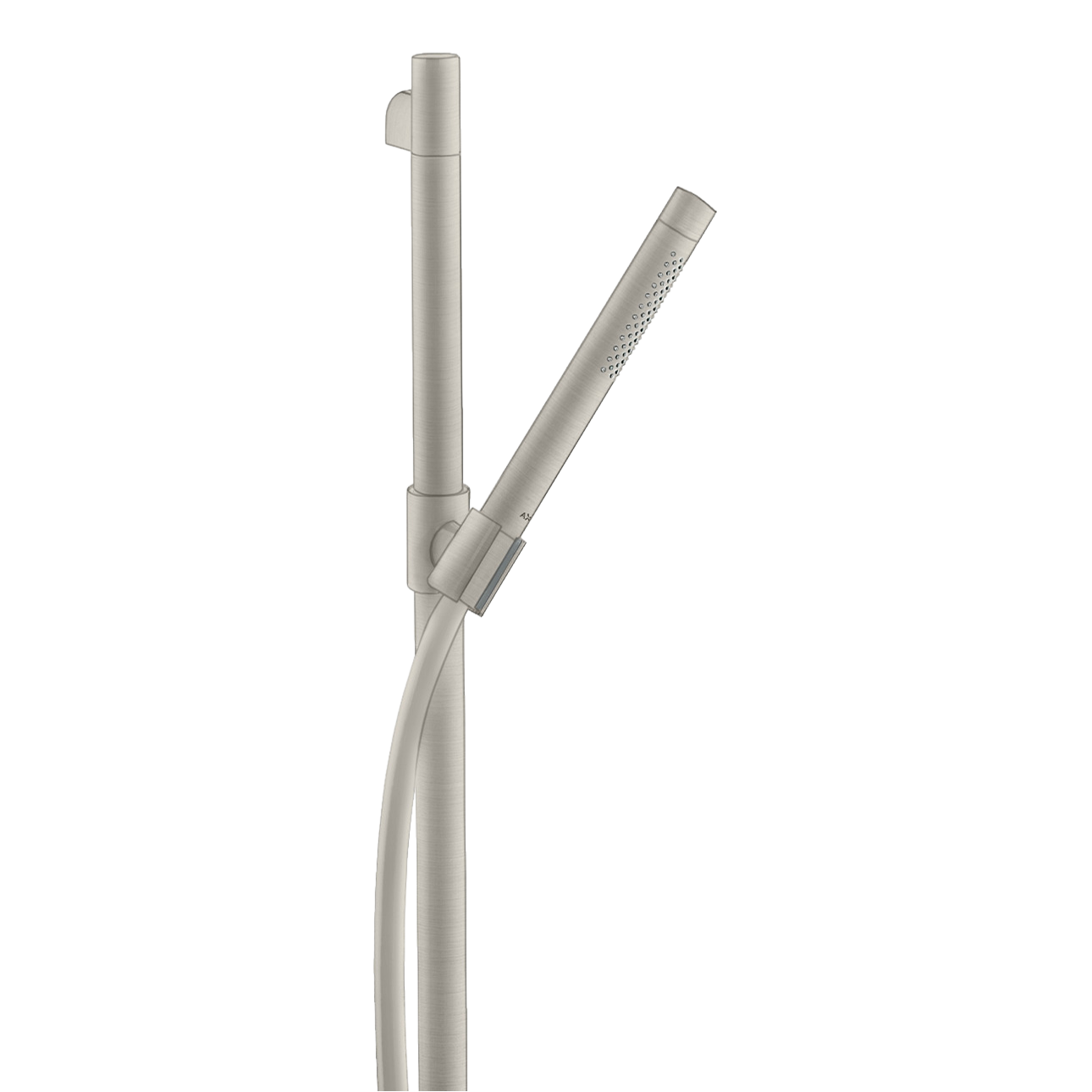 AXOR Starck Shower Set 90 cm with Baton Hand Shower 2jet from Brandt in Stainless Steel Optic finish