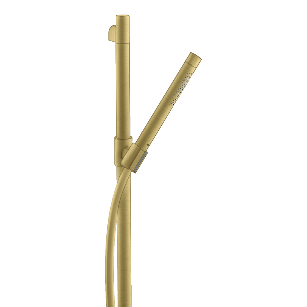 AXOR Starck Shower Set 90 cm with Baton Hand Shower 2jet from Brandt in Brushed Brass finish