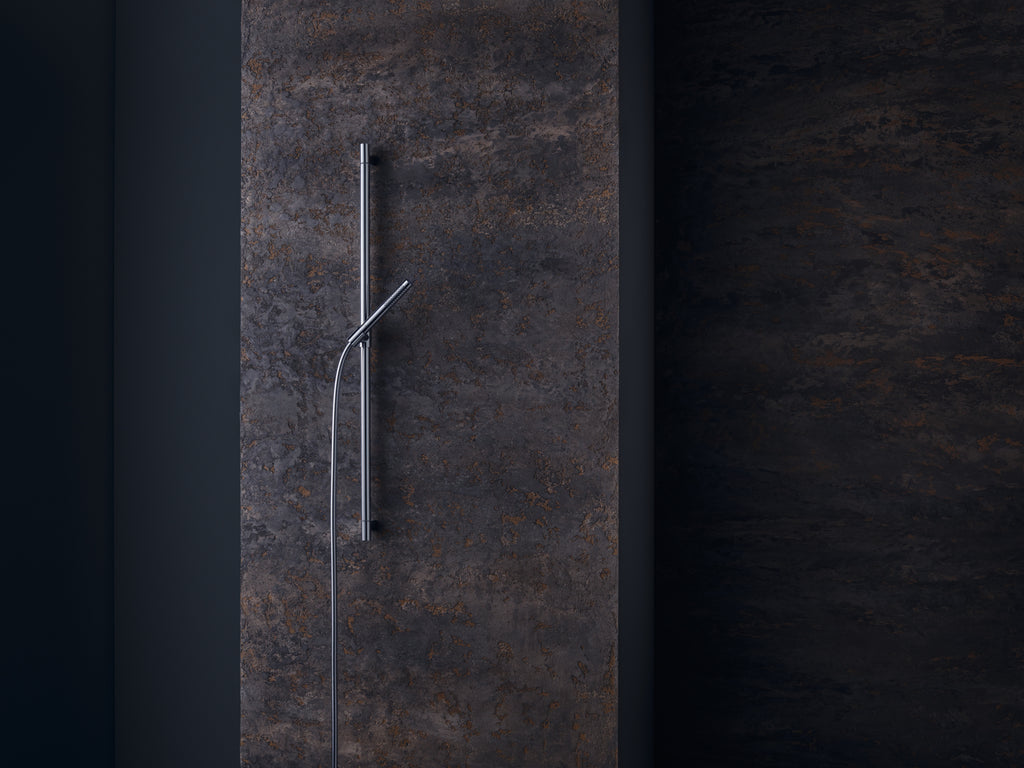AXOR Starck Shower Set 90 cm with Baton Hand Shower 1jet EcoSmart from Brandt in Chrome finish