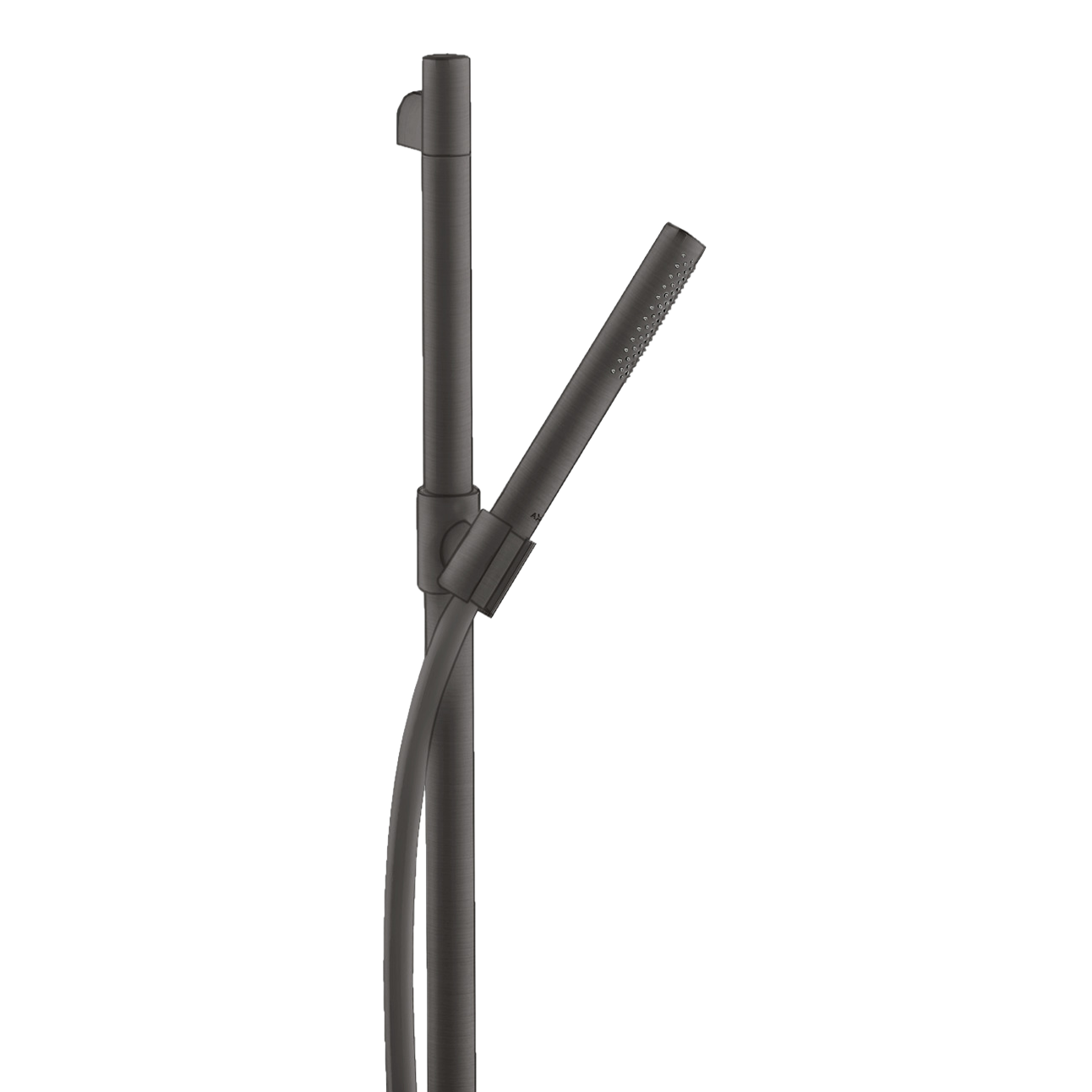 AXOR Starck Shower Set 90 cm with Baton Hand Shower 1jet EcoSmart from Brandt in Brushed Black Chrome finish