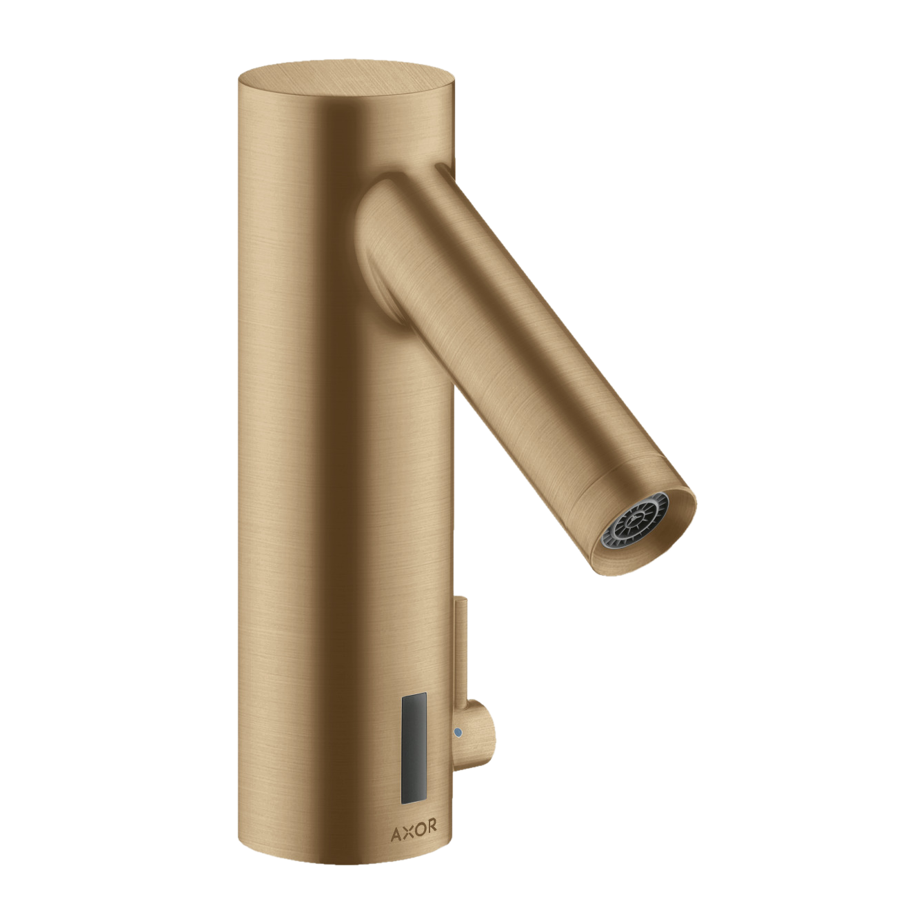 AXOR Starck Touchless 230 V Basin Mixer Faucet with Adjustable Temperature from Brandt in Brushed Bronze finish