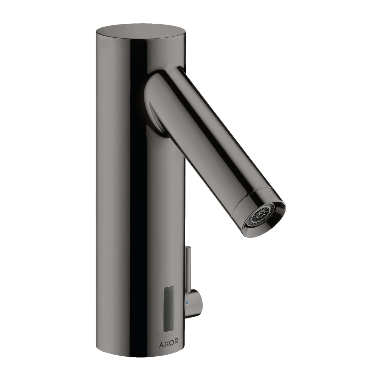 AXOR Starck Touchless 230 V Basin Mixer Faucet with Adjustable Temperature from Brandt in Polished Black Chrome finish