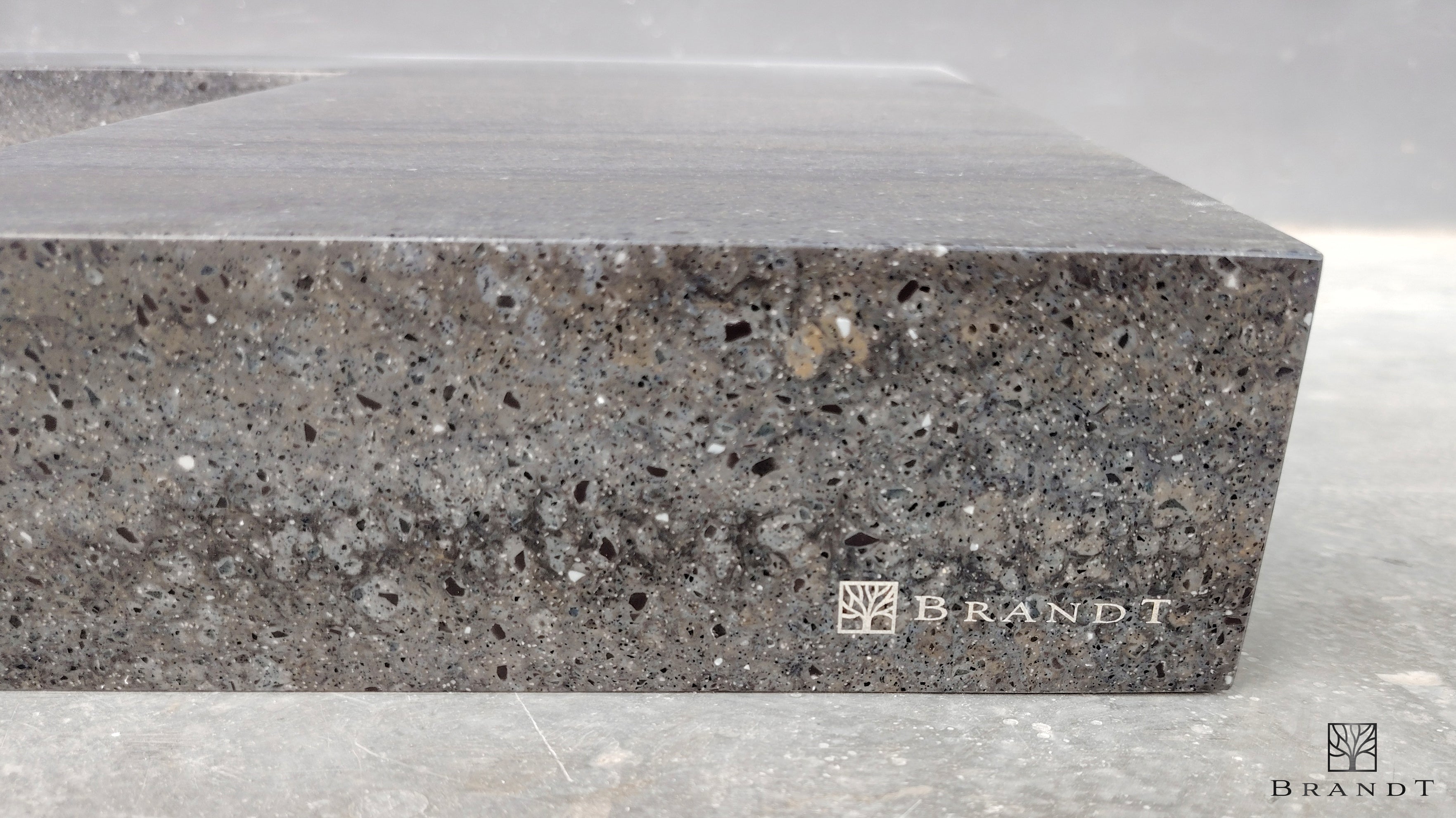 EDGE Basin 90 cm Mercury Grey