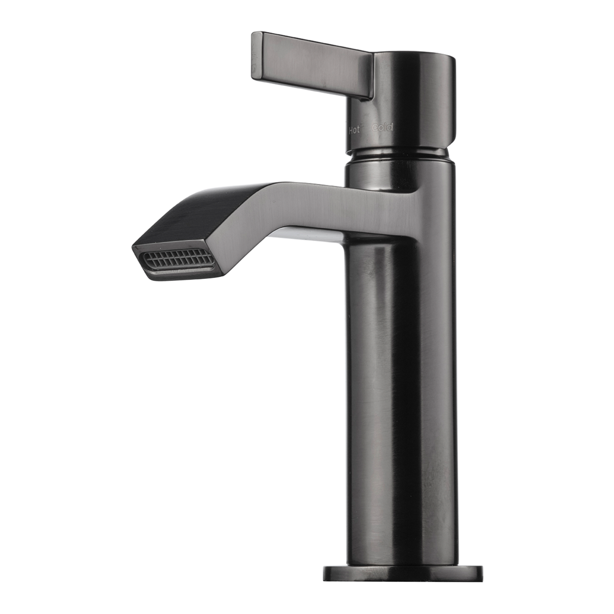 ARM071 Servantbatteri i Brushed Black Chrome fra Tapwell.