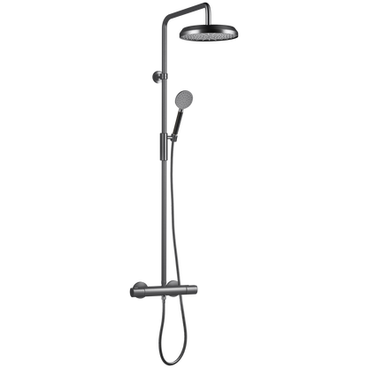 ARM5200 Takdusjsett i Brushed Black Chrome fra Tapwell.